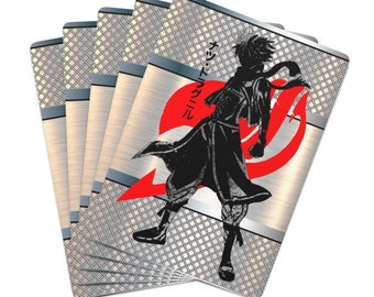 Natsu FairyTale Anime Fun Custom Poker Cards