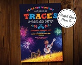 Coco Birthday Invitation, Hector and Miguel Invitation, Disney Coco Birthday Invitation, Marigold Bridge