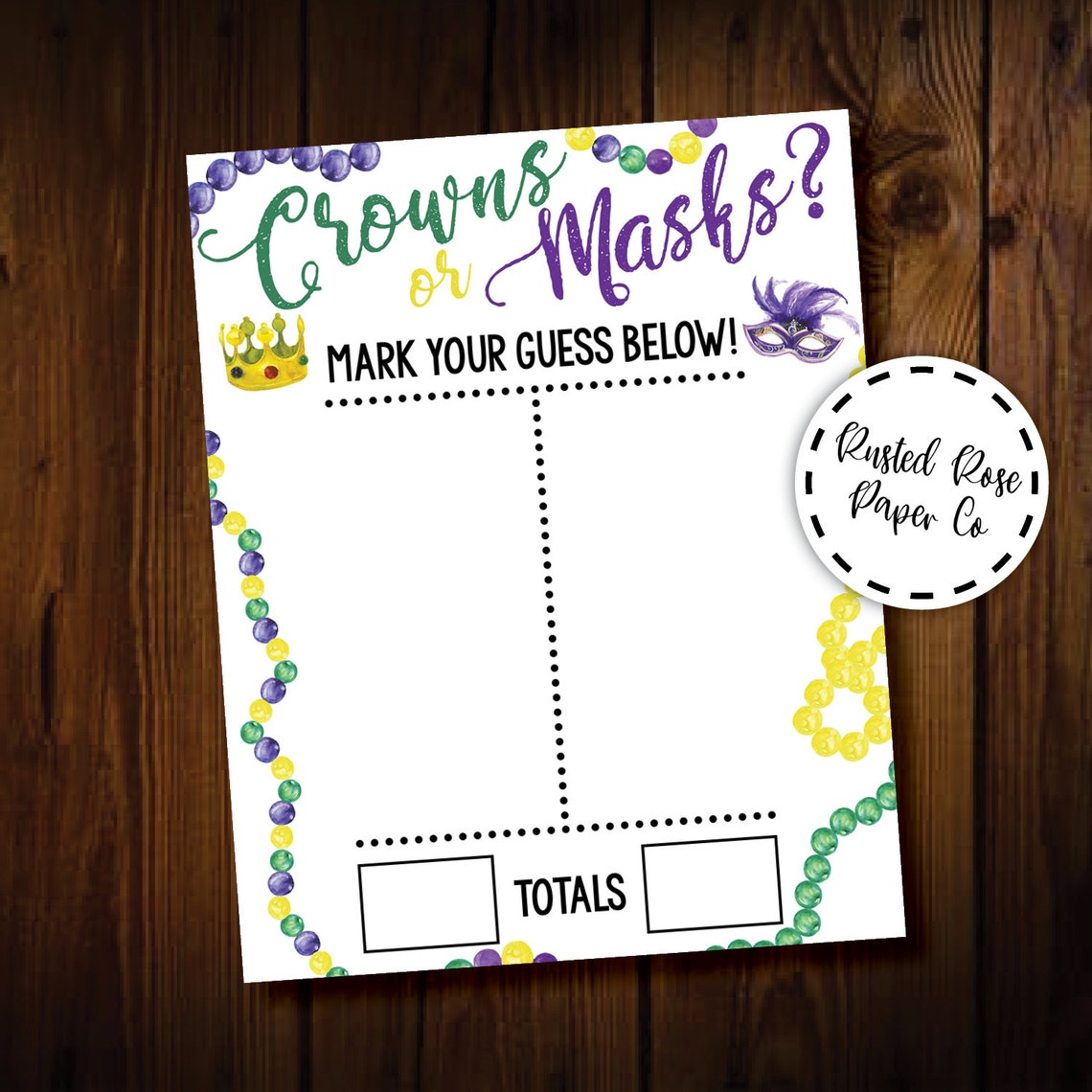 mardi gras theme gender reveal