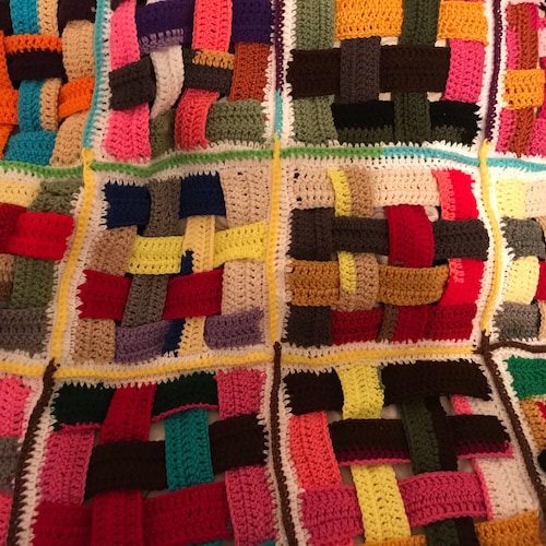 Easy Crochet Scrap Blanket Pattern Etsy