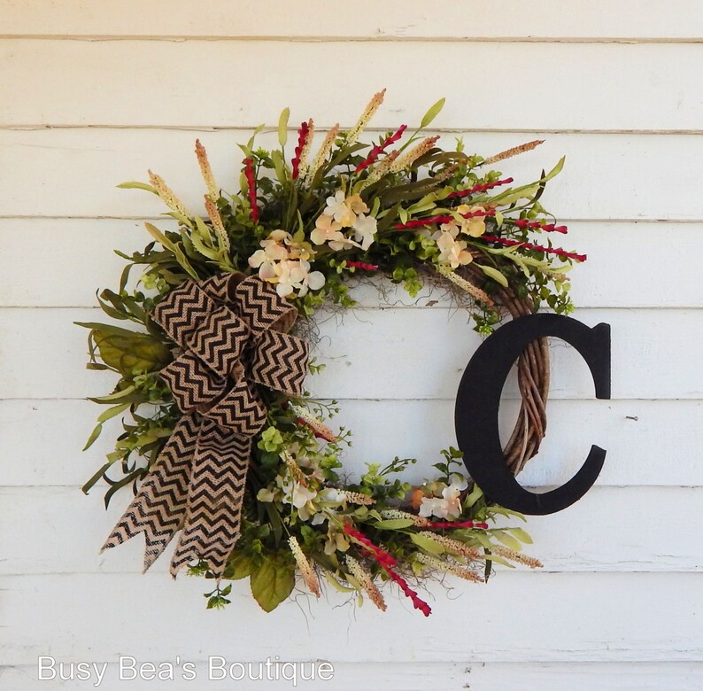 Primitive Front Door Wreathyear Round Image 0