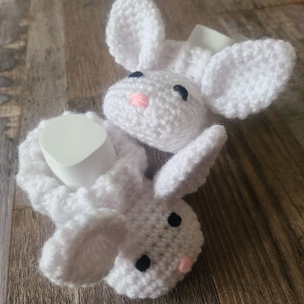 Baby Bunny Booties PDF Crochet Pattern INSTANT DOWNLOAD