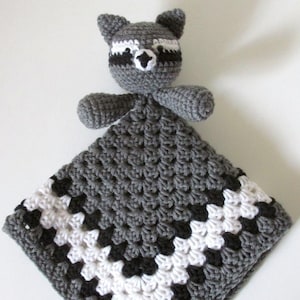 Raccoon Lovey PDF Crochet Pattern - INSTANT DOWNLOAD