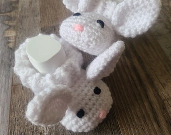 Baby Bunny Booties PDF Crochet Pattern INSTANT DOWNLOAD