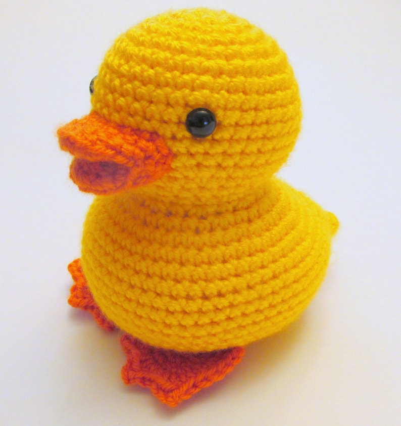 Amigurumi Ducky PDF Crochet Pattern INSTANT DOWNLOAD Etsy