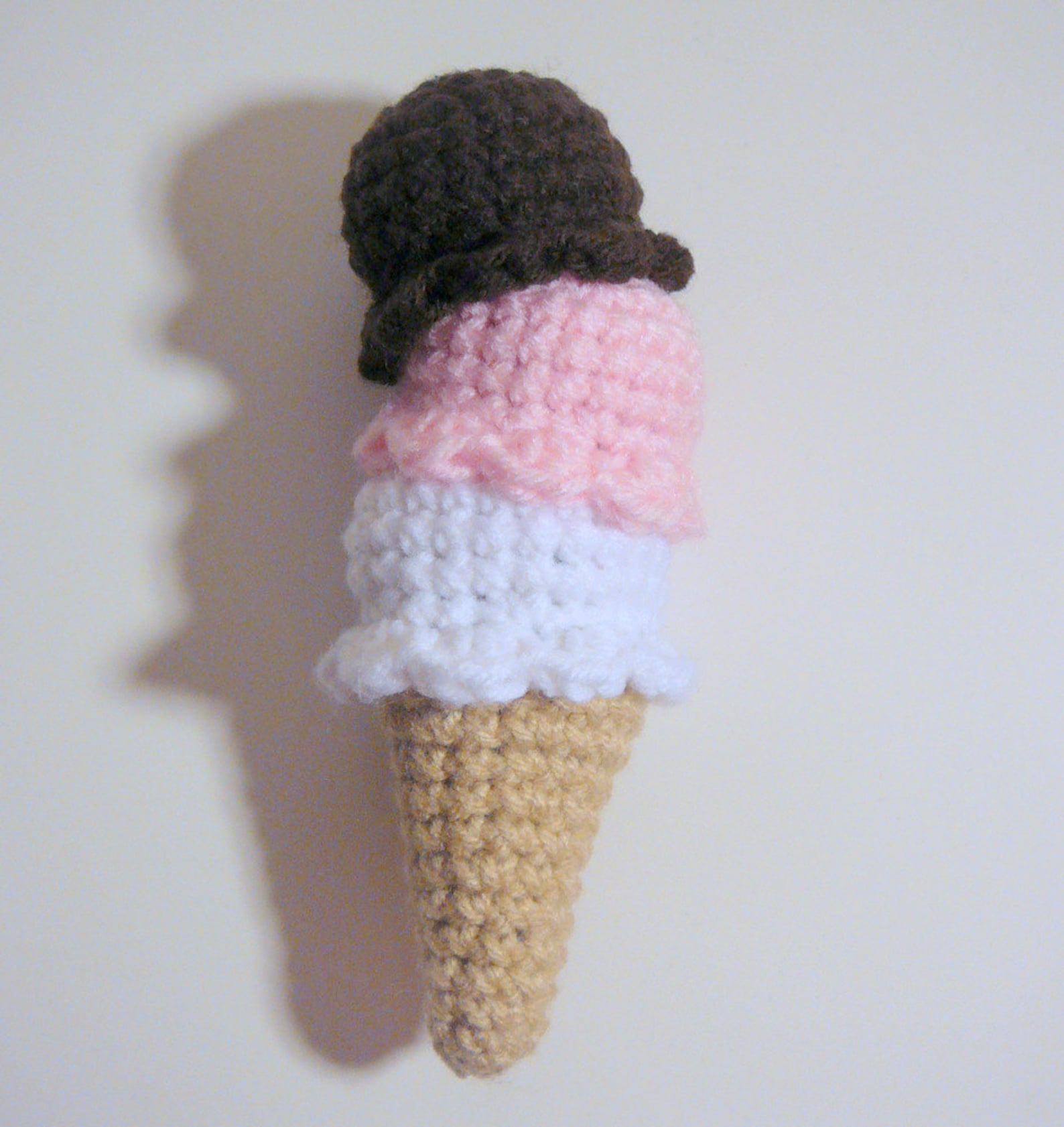 Amigurumi Ice Cream Cone PDF Crochet Pattern INSTANT DOWNLOAD Etsy