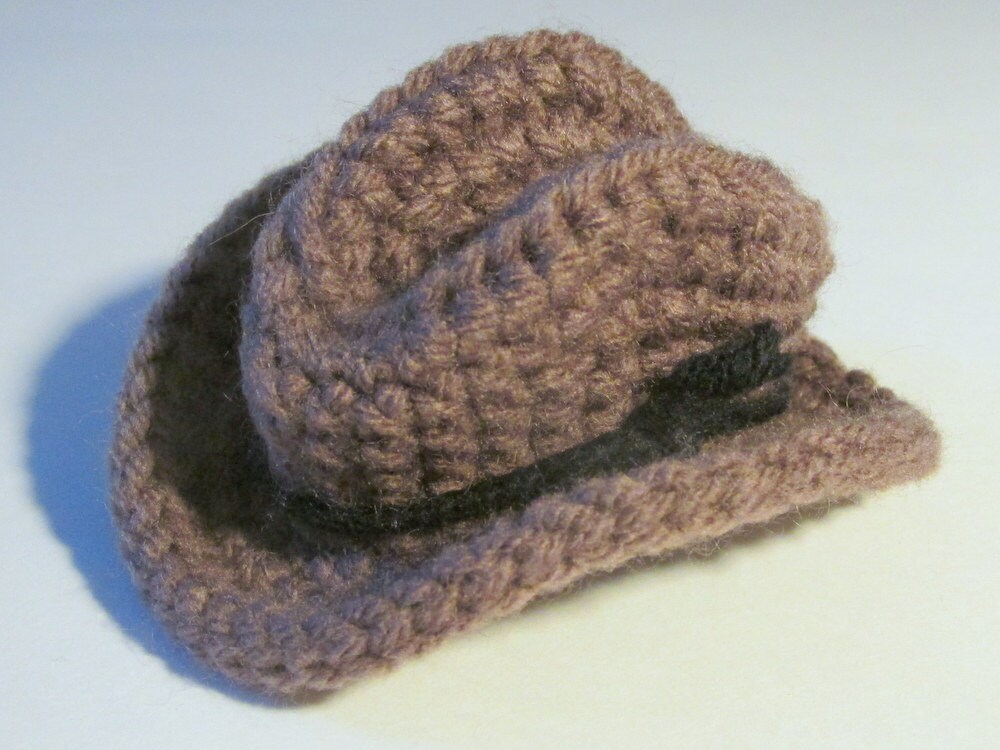 Mini Cowboy Hat PDF Crochet Pattern 