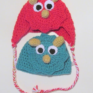 Triceratops Hat With or Without Earflaps PDF Crochet Pattern - Newborn to Adult INSTANT DOWNLOAD