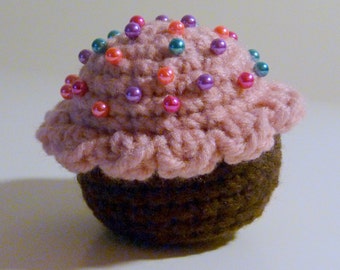 Cupcake Toy or Pincushion PDF Crochet Pattern INSTANT DOWNLOAD