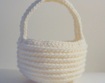 Easter Basket PDF Crochet Pattern INSTANT DOWNLOAD