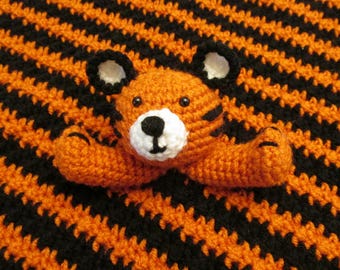 Tiger Lovey PDF Crochet Pattern - INSTANT DOWNLOAD