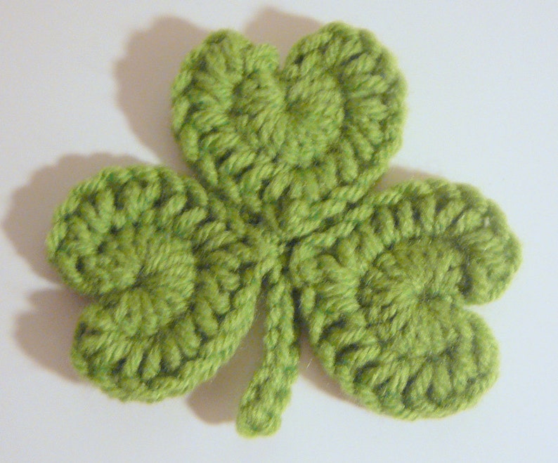 Shamrock Coasters PDF Crochet Pattern INSTANT DOWNLOAD image 3