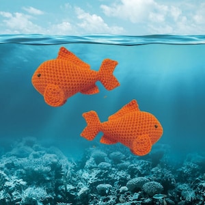 Amigurumi Goldfisch PDF Häkelanleitung SOFORT DOWNLOAD