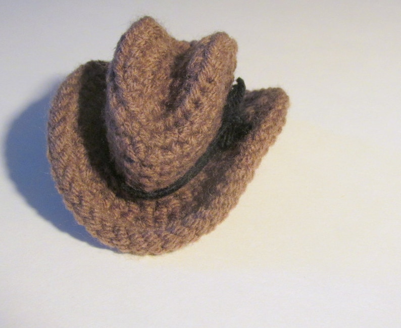Mini Cowboy Hat PDF Crochet Pattern INSTANT DOWNLOAD Etsy