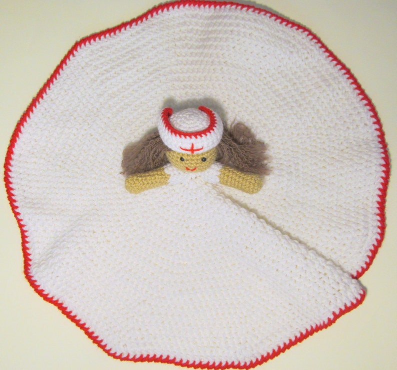 Nurse Lovey PDF Crochet Pattern INSTANT DOWNLOAD image 3