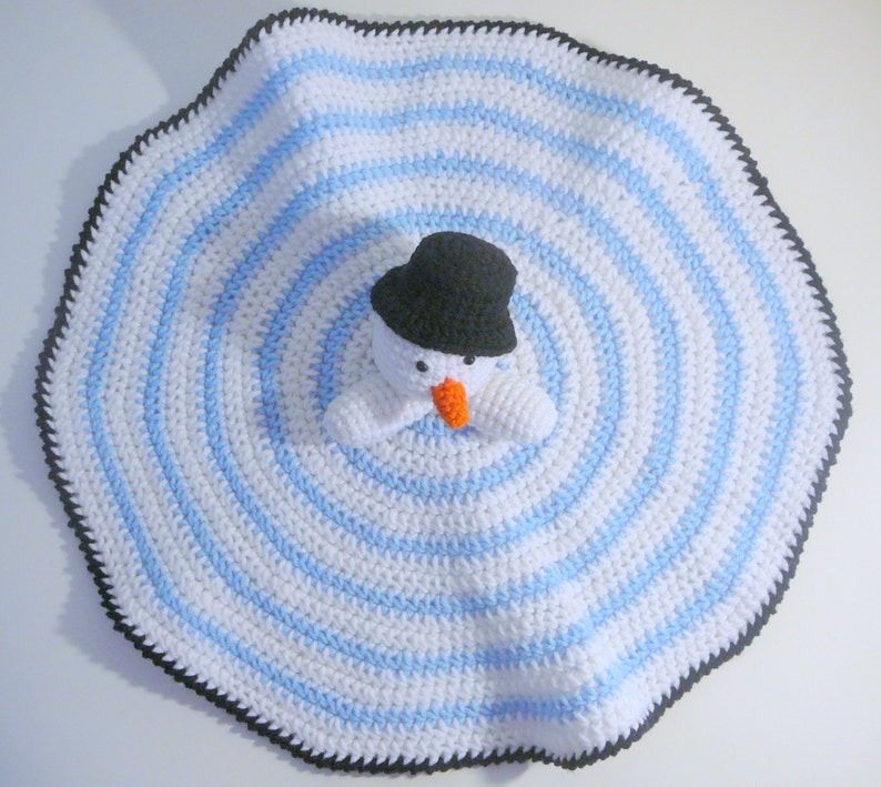 Snowman Lovey PDF Crochet Pattern INSTANT DOWNLOAD image 4