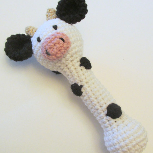 Cow Rattle PDF Crochet Pattern INSTANT DOWNLOAD