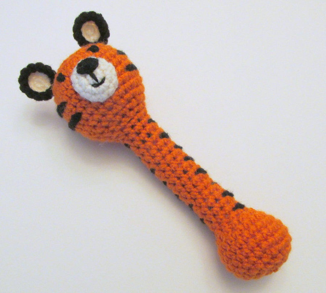 Tiger Rattle PDF Crochet Pattern INSTANT DOWNLOAD - Etsy