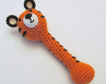 Tiger Rattle PDF Crochet Pattern INSTANT DOWNLOAD