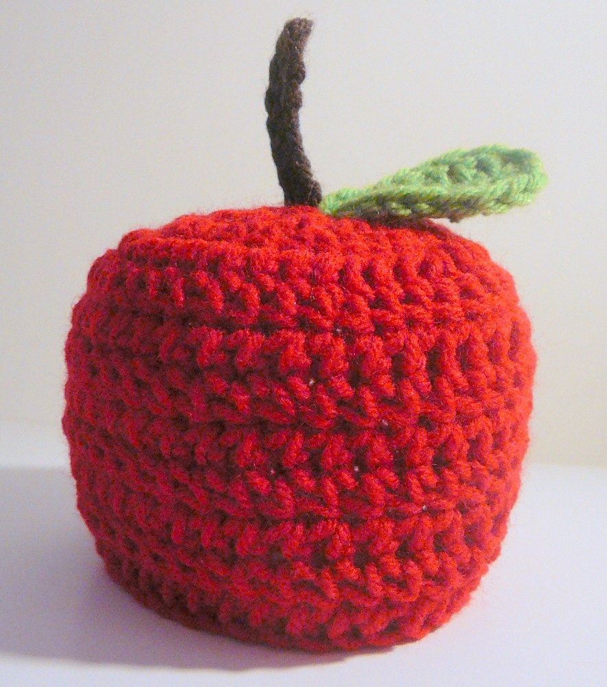 Apple Hat With or Without Earflaps PDF Crochet Pattern | Etsy