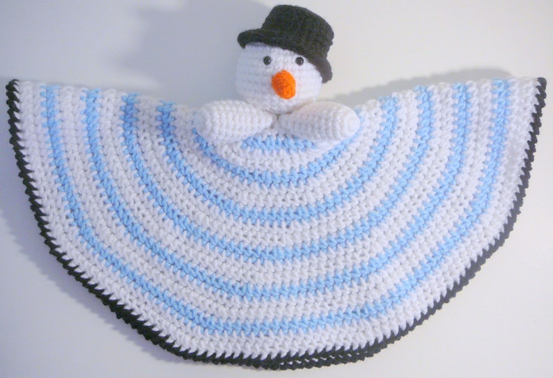 Snowman Lovey PDF Crochet Pattern INSTANT DOWNLOAD image 5