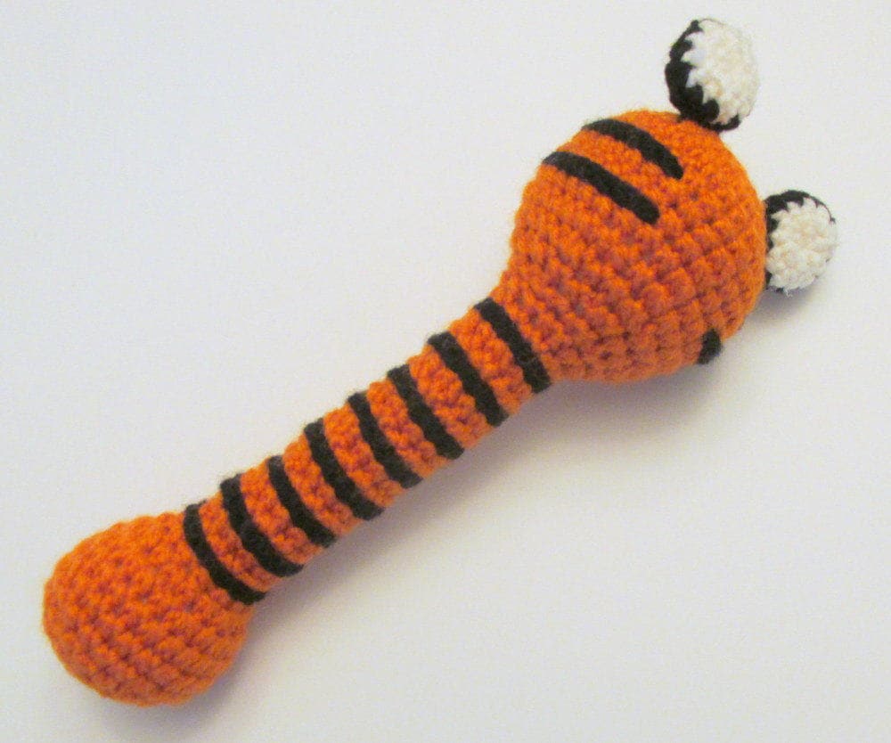 Tiger Rattle PDF Crochet Pattern INSTANT DOWNLOAD - Etsy