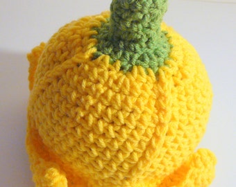 Banana Hat PDF Crochet Pattern - Newborn to 12 months INSTANT DOWNLOAD