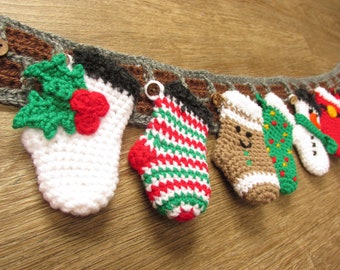 Stocking Advent Calendar PDF Crochet Pattern INSTANT DOWNLOAD