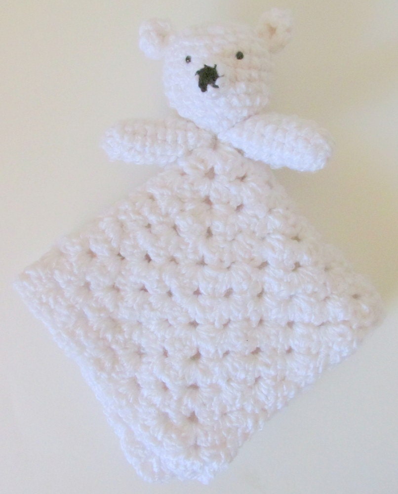 Polar Bear Lovey PDF Crochet Pattern INSTANT DOWNLOAD - Etsy