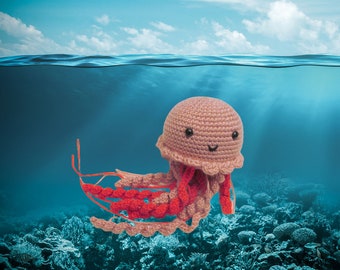 Amigurumi Jellyfish PDF Crochet Pattern INSTANT DOWNLOAD