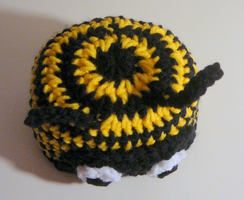 Bumble Bee Hat With or Without Earflaps PDF Crochet Pattern - Newborn ...