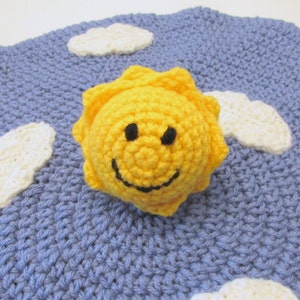 Mr. Golden Sun Lovey PDF Crochet Pattern - INSTANT DOWNLOAD