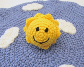 Mr. Golden Sun Lovey PDF Crochet Pattern - INSTANT DOWNLOAD
