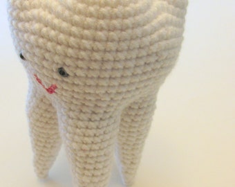 Amigurumi Tooth PDF Crochet Pattern INSTANT DOWNLOAD