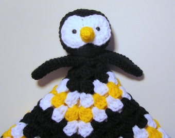 Penguin Lovey PDF Crochet Pattern INSTANT DOWNLOAD
