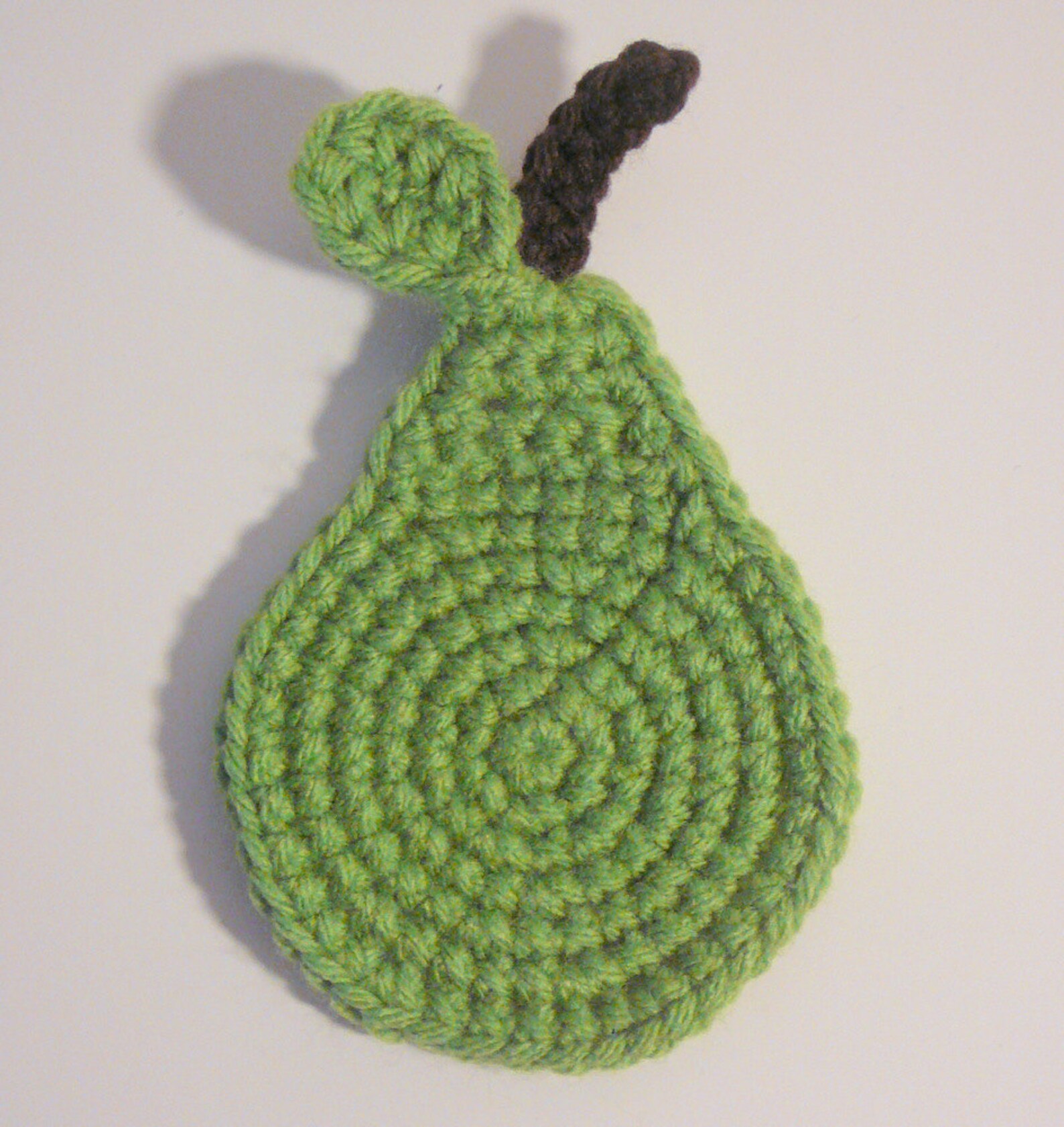 Pear Coaster PDF Crochet Pattern INSTANT DOWNLOAD Etsy
