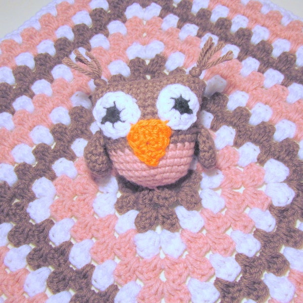 Owl Lovey PDF Crochet Pattern INSTANT DOWNLOAD