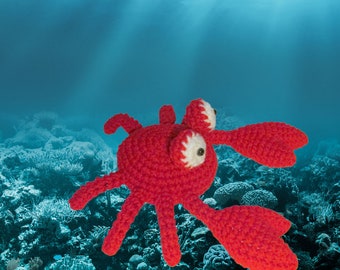 Amigurumi Crab PDF Crochet Pattern INSTANT DOWNLOAD