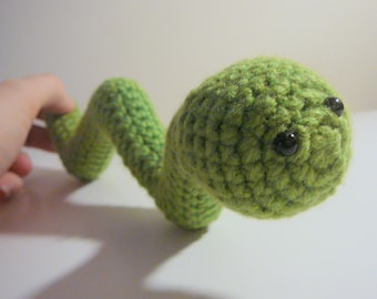 Amigurumi Wiggly Worm PDF Crochet Pattern INSTANT DOWNLOAD