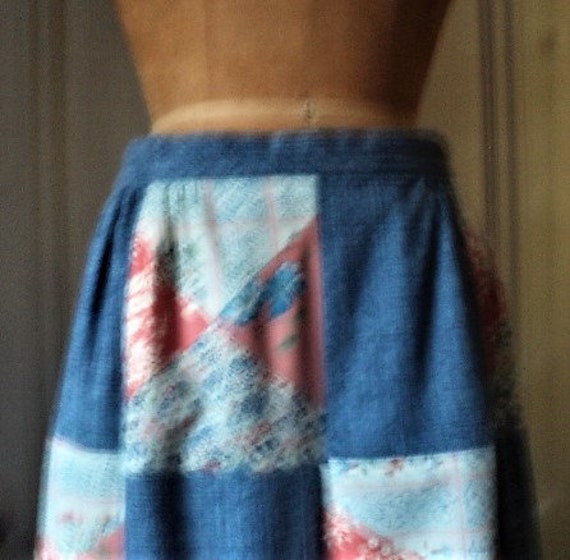 PaTCHWoRK SKiRT, VINTAGE MOUNTAIN ARTISANS, MaXi … - image 3