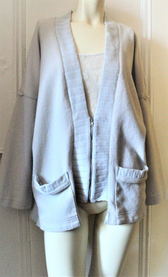 JACKET, Light Grey, Prisma Collection, 100% Cotto… - image 7