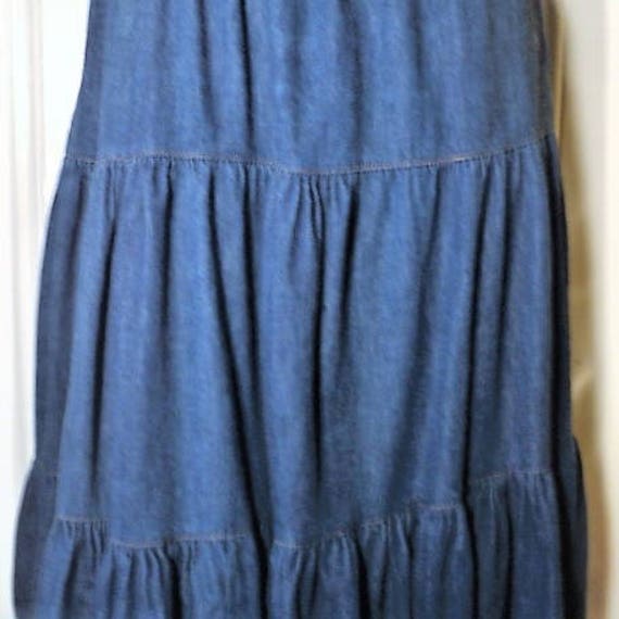 DENIM SKiRT, Vintage, DESIGNER, Dorothée Bis, Mid… - image 7