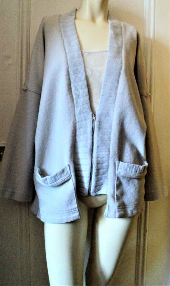 JACKET, Light Grey, Prisma Collection, 100% Cotto… - image 1