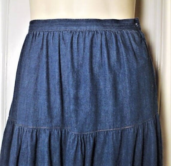 DENIM SKiRT, Vintage, DESIGNER, Dorothée Bis, Mid… - image 2