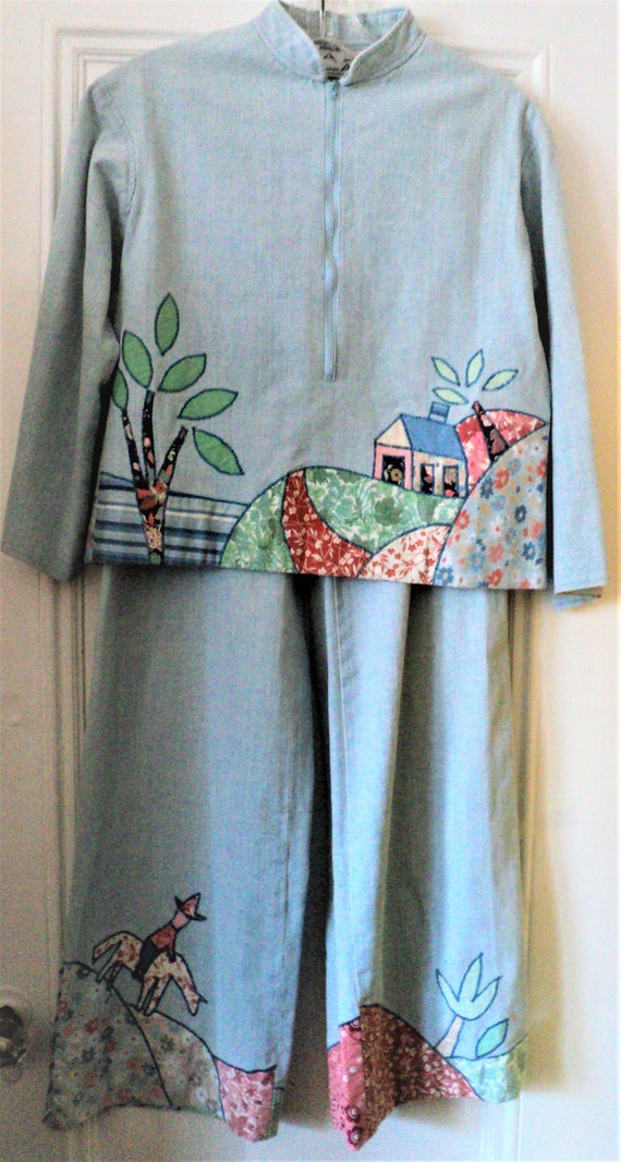 PATCHWORK, VINTaGE MOUNTAIN ARTISANS, Jacket/Pant… - image 3