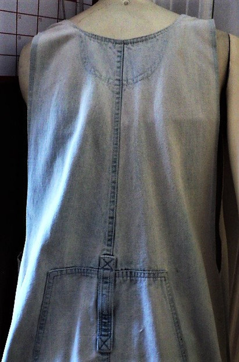 Bibbed Overall Made in Denmark DeNIM OVERaLLS 70s Vintage TRANSIT PAR-SUCH Ripped Acid Washed