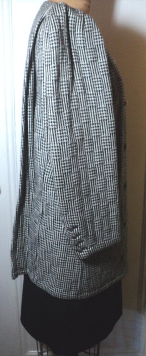 JACKET, Wool Jacket Houndstooth, Double Breasted … - image 7