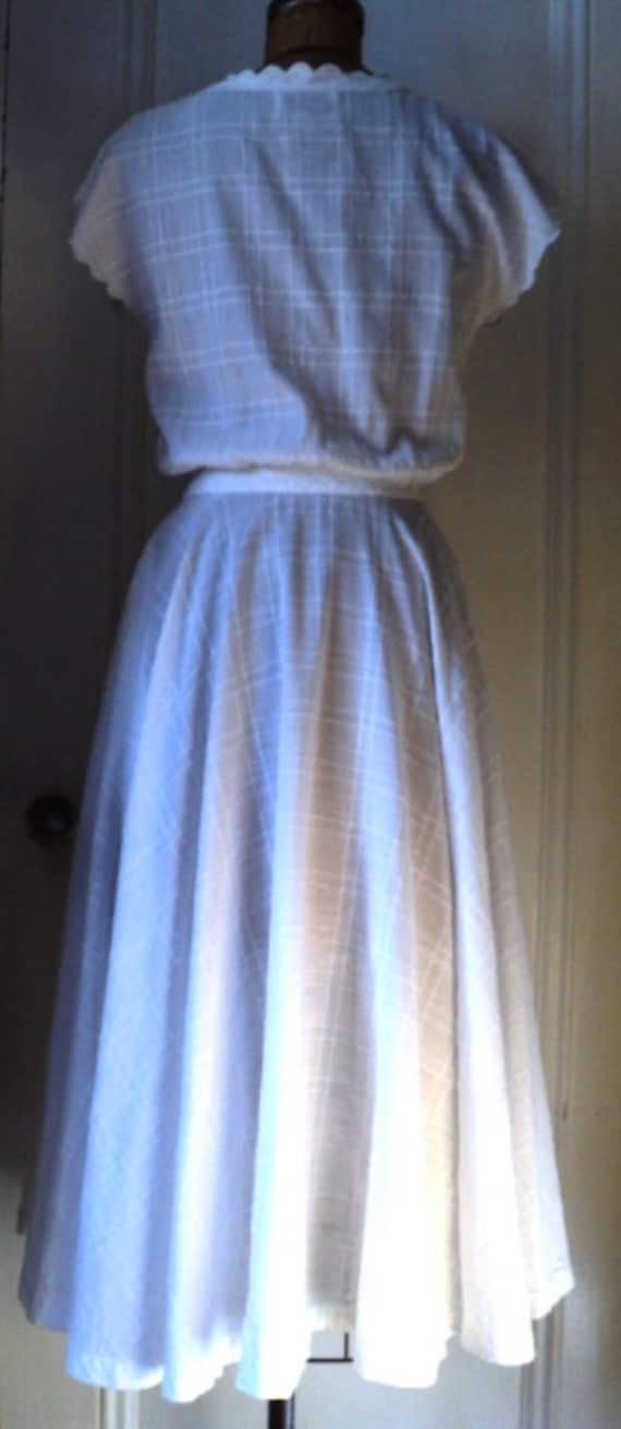 WHITE Cotton Dress, PARIS, Esthete div of Adini, … - image 4