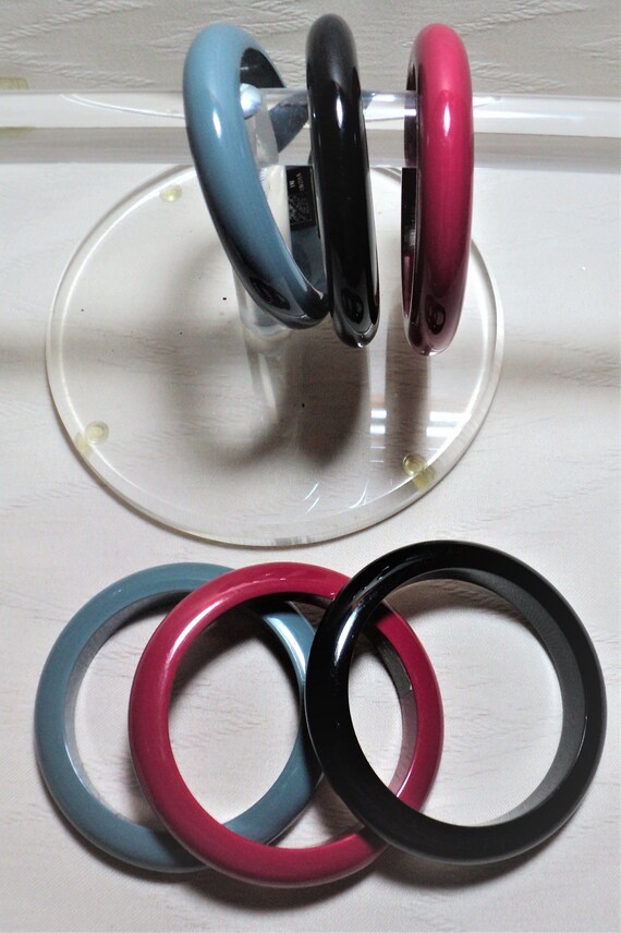 Bangles, SET of 6 BANGLES, Assorted Colors, Red, … - image 6