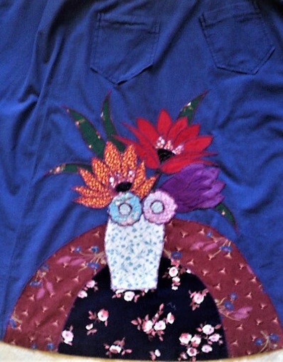 PATCHWoRK SkirT, MOUNTAIN ARTISANS, Back Wrap, Ap… - image 1